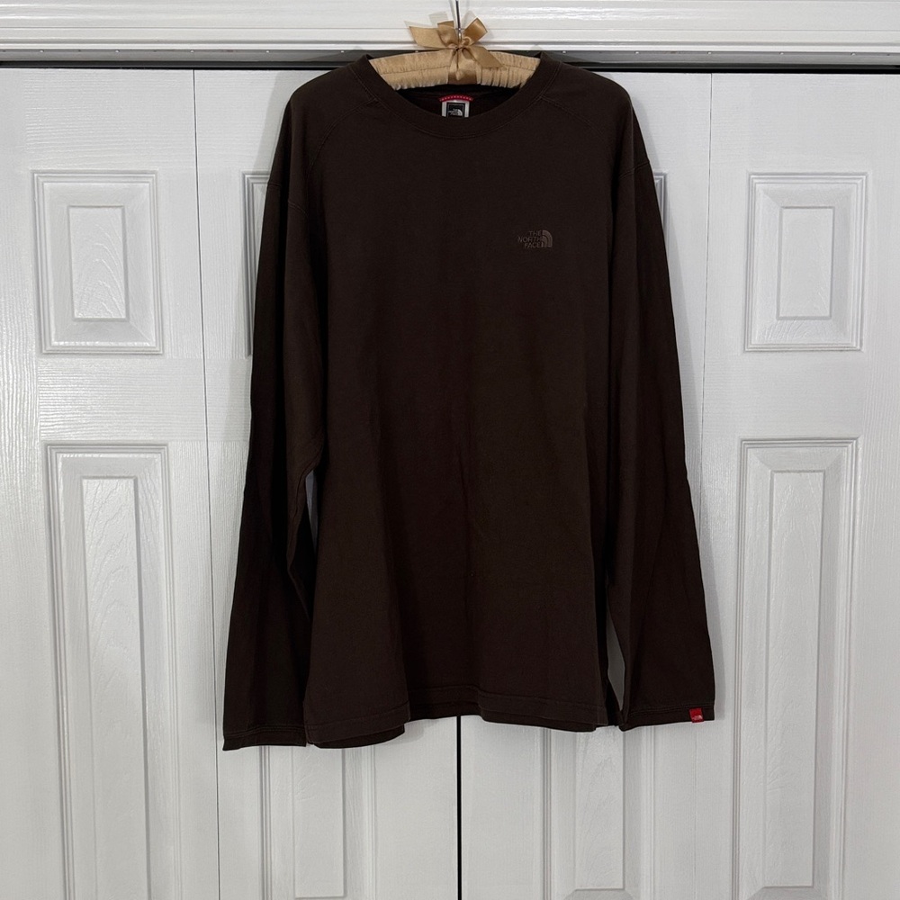 The North Face Men's Dark Brown Long Sleeve Tee